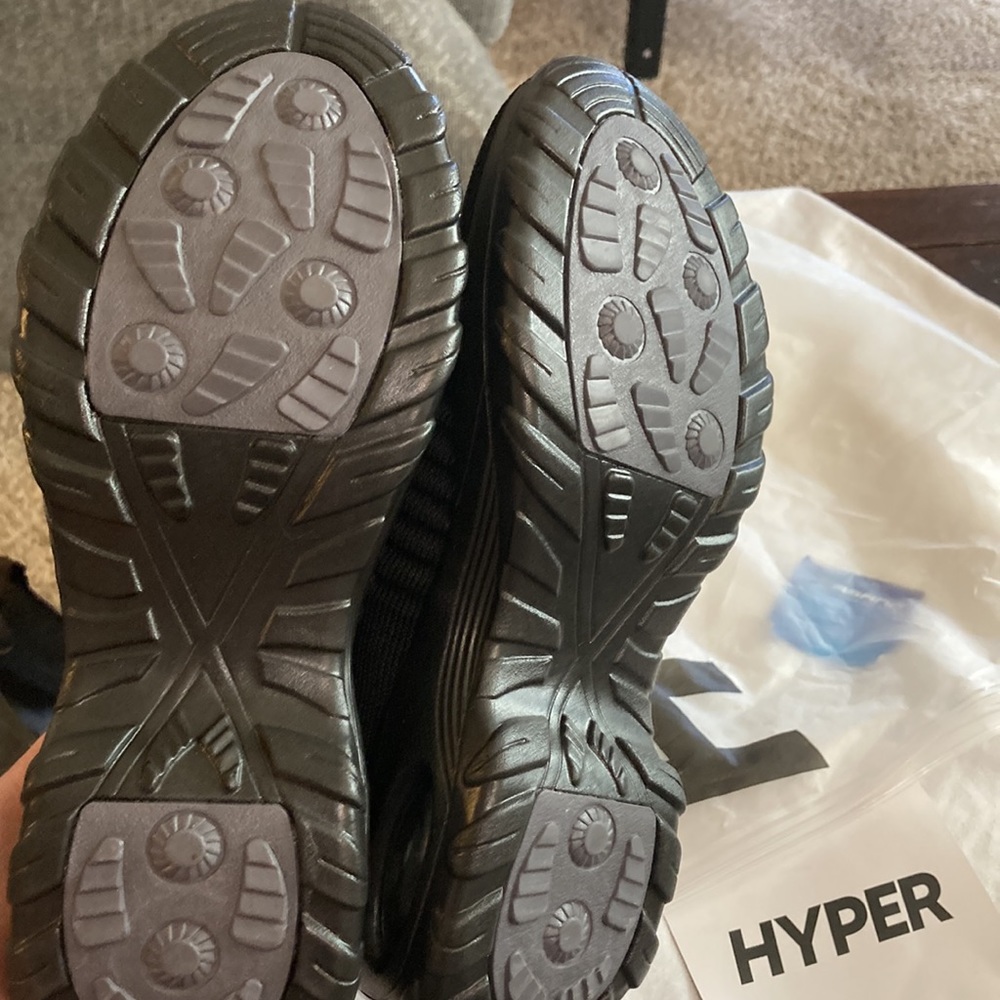 Hyperboost Memory Foam Flex Black Shoes Size 7 - image 6